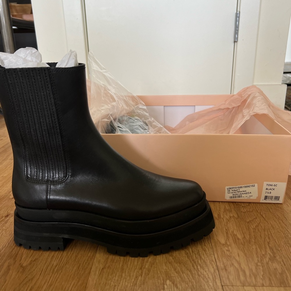 Loeffler Randall Toni Lug Sole Platform Boots